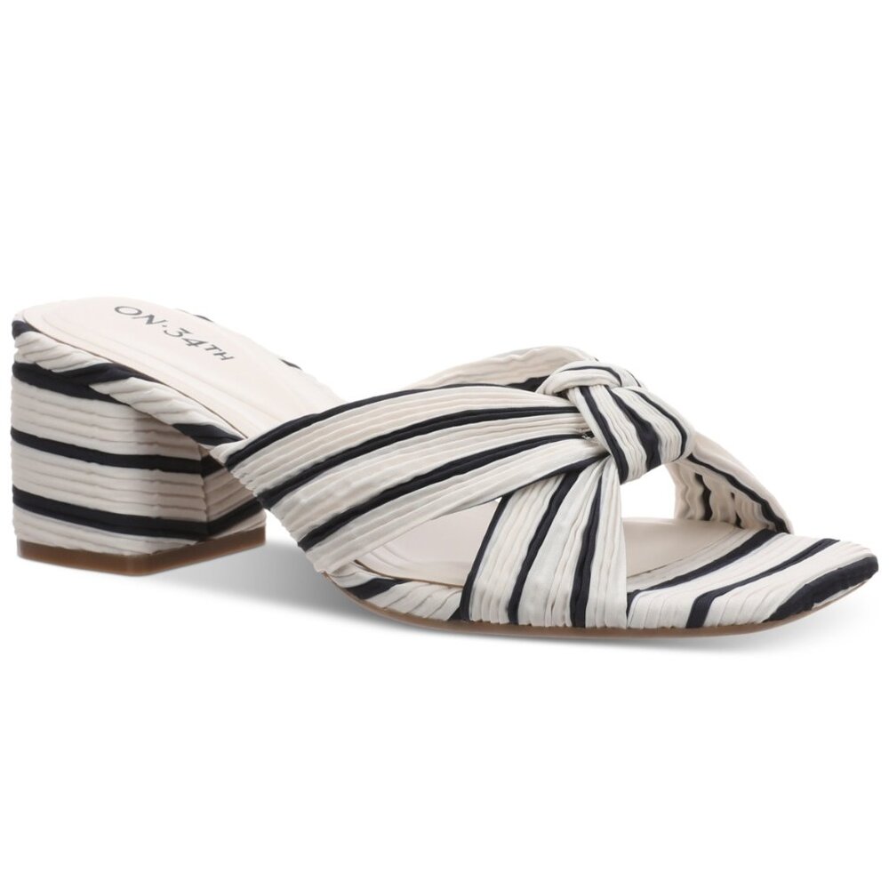 On 34th Women's Gaiaa Bow Block-Heel Dress Sandals 11M